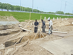 太陽光基礎工事